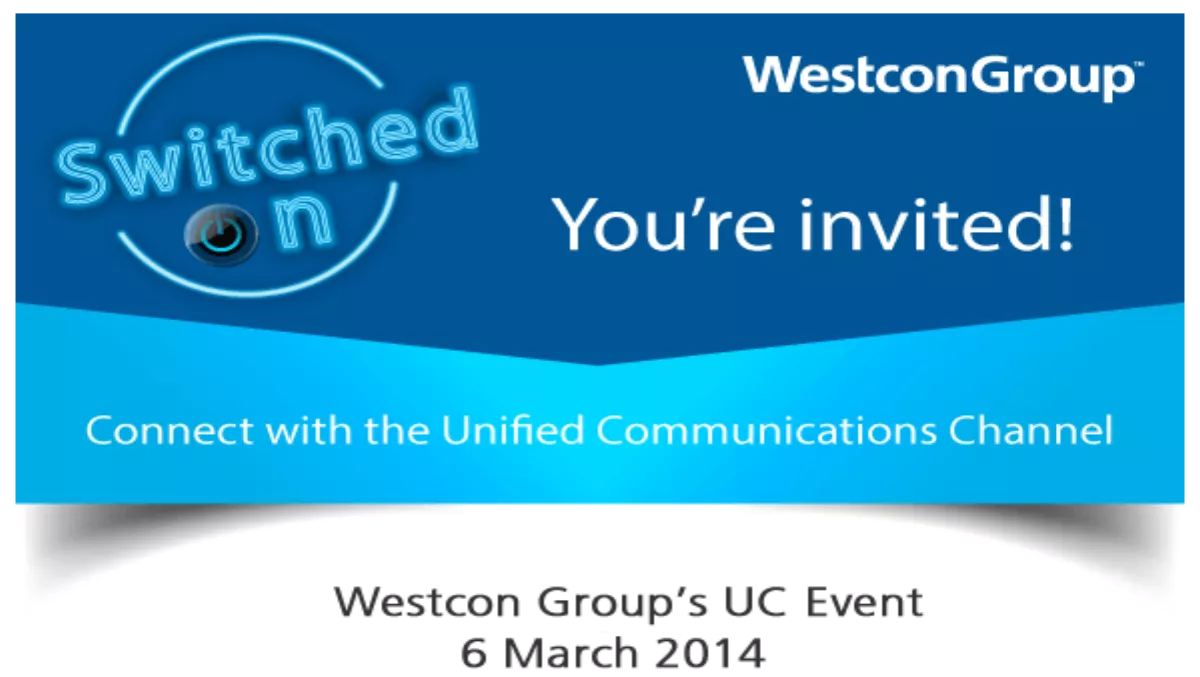 Westcon Unified Comms invite: 10 vendors... 1 message