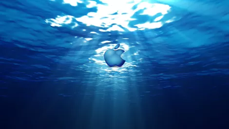 8796476 apple logo water