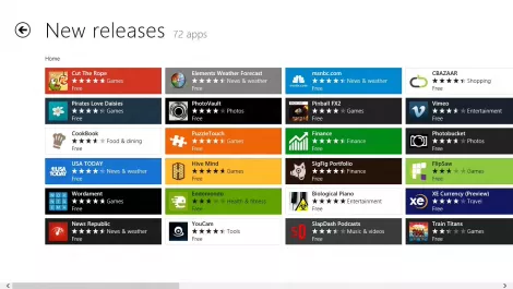 Windows 8 app store