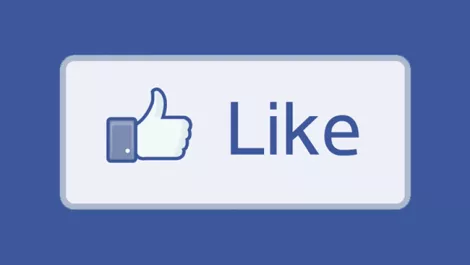 Facebook like button blue 2