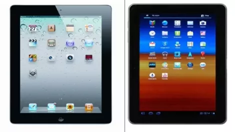 Ipad galaxy comparison