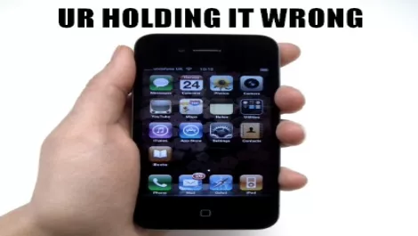 Iphone4 holding