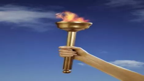 Make olympic torch 800x800
