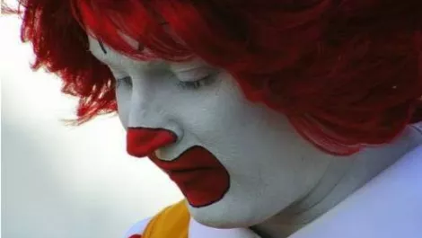 Sad ronald mcdonalds