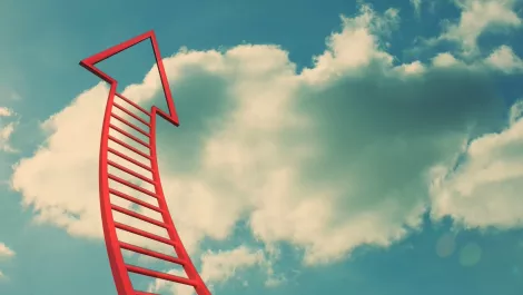 Cloud arrow ladder