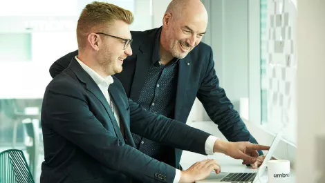 Umbrellar david howden left  michael foley right