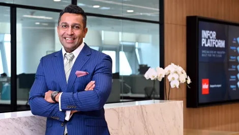 Terry smagh  infor senior vice president and general manager for asia pacific and japan