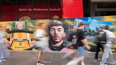 Binance x alpine mural