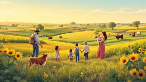 Australian family farm multigenerational working crops livestock economy