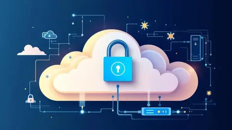Secure cloud environment locked data vaults powerful computers ai