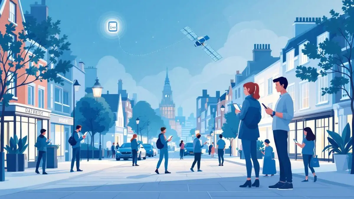 Uk city street 2026 esim satellite connectivity loyalty scene