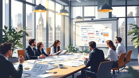 London government conference room innovation management meeting