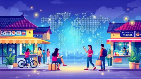 Se asian street market digital qr payments ai finance network