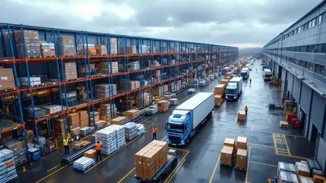 Modern knowsley uk warehouse hub racking pallets logistics ops