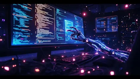 Ai ghost hand server room software supply chain breach night